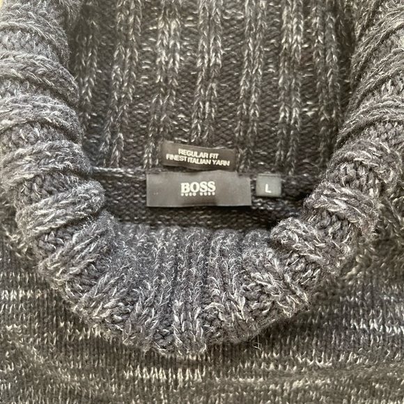 Hugo Boss Mens Wool Turtleneck - Picture 3 of 6